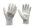 ESD Protective Gloves, Polyester, Glove Size Medium, Grey